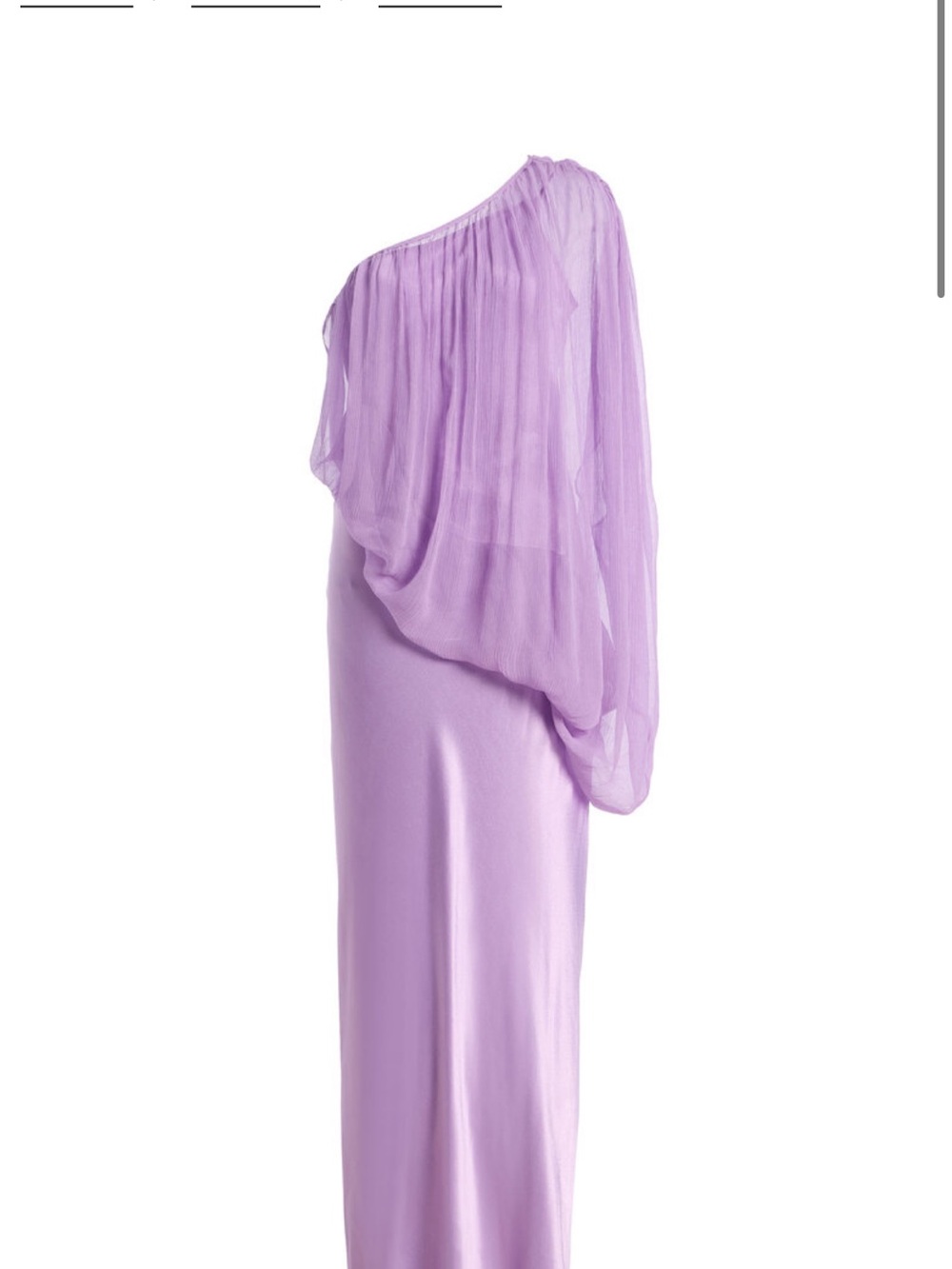 Third Form- Exclusive Solstice One-Shoulder Chiffon Maxi dress